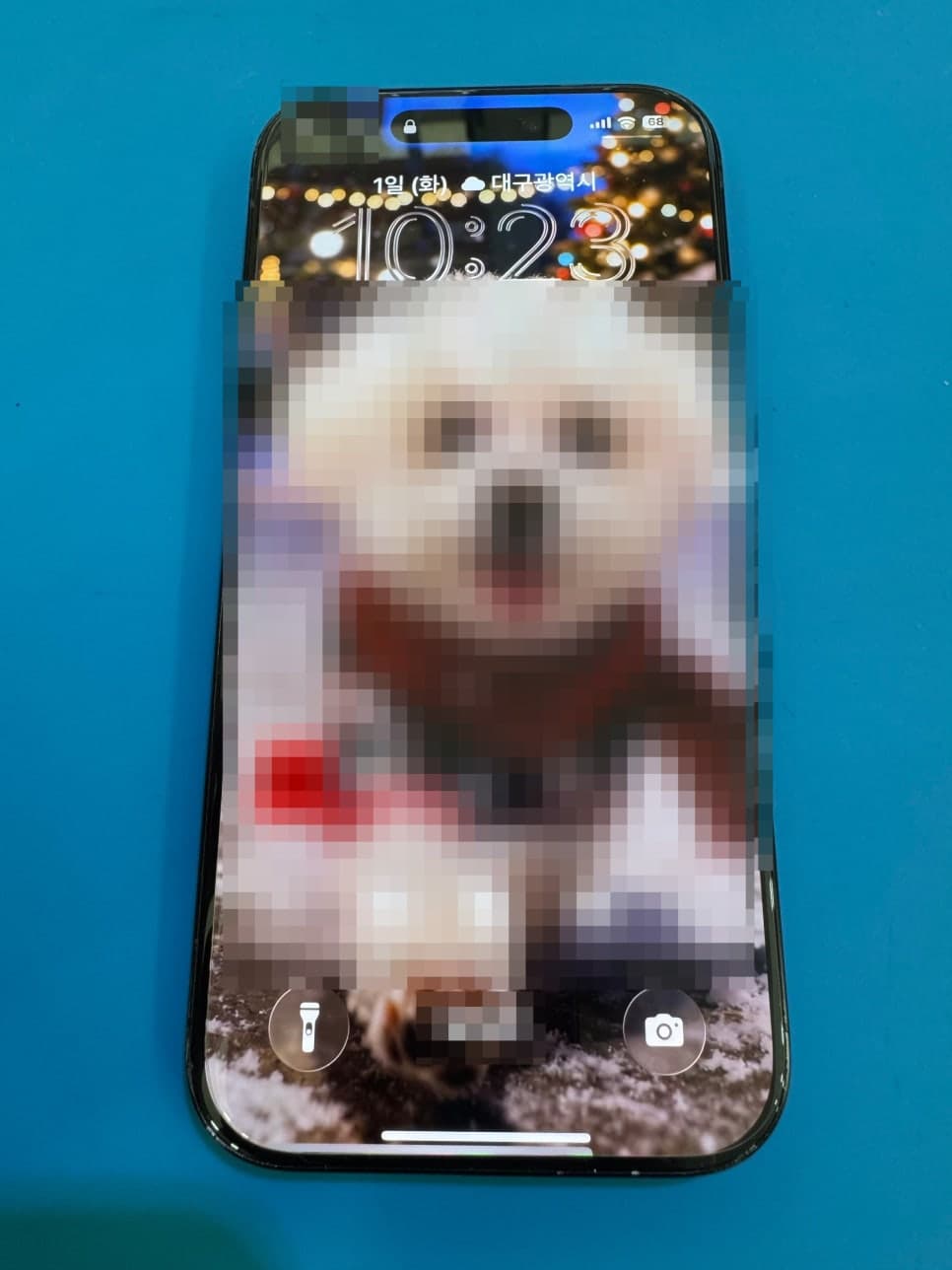 iPhone 16 Pro 후면유리 교체 수리 사진