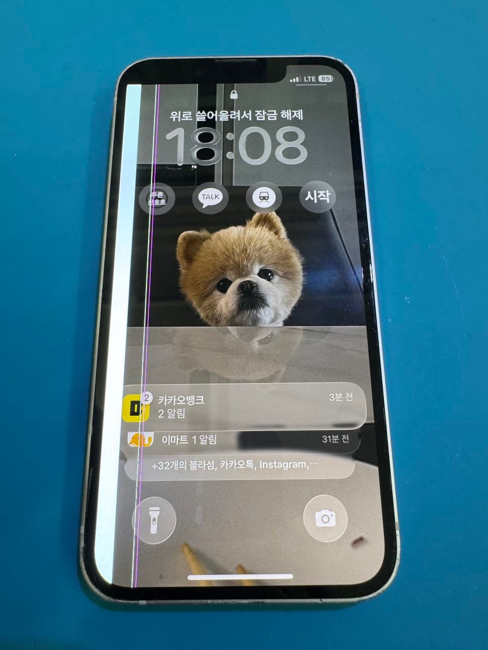 iPhone 13 mini 액정 교체 수리 사진